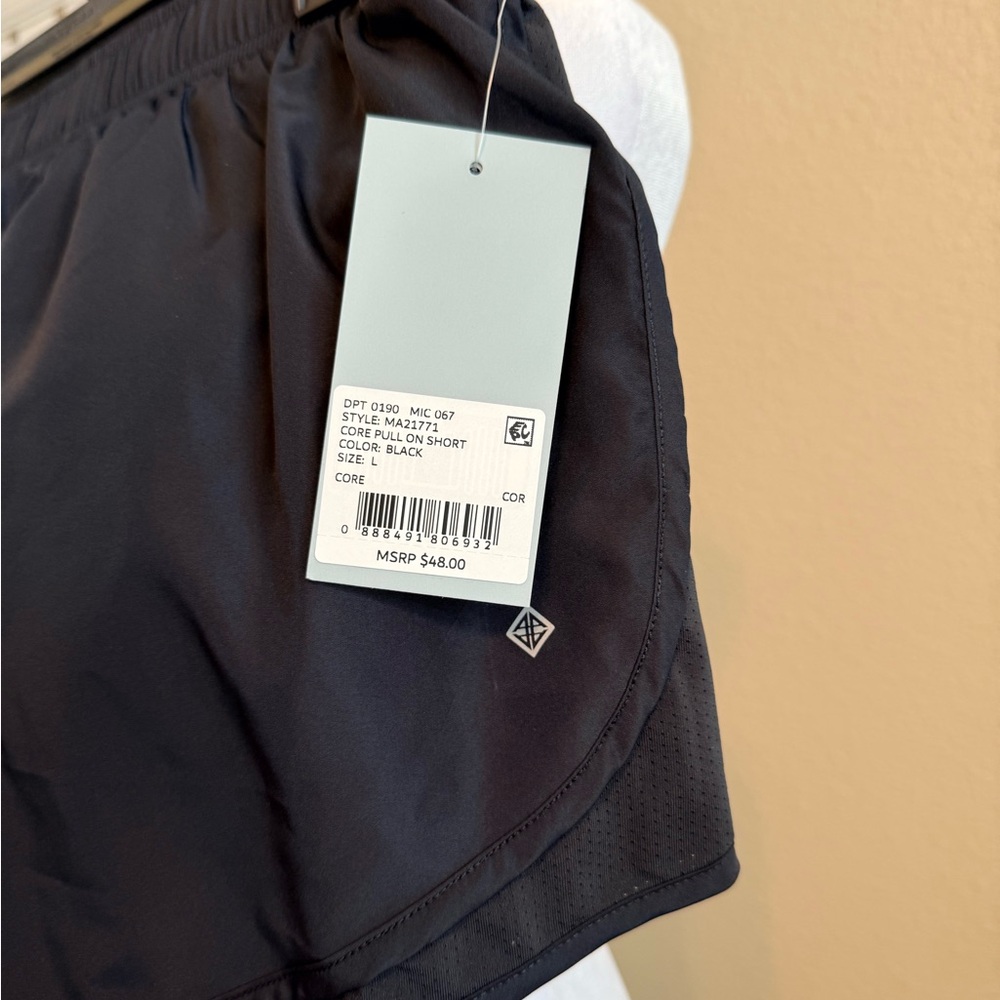 ANTONIO MELANI Black Athletic Shorts - Picture 3 of 4